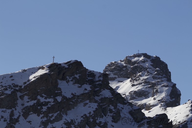 Hammerspitze und Kirchdachspitze von der Wasenwand aus gesehen