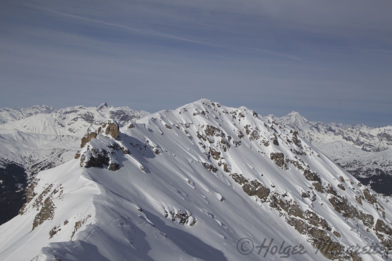 Am Silleskogel mit blick zum Roßgrubenkogel